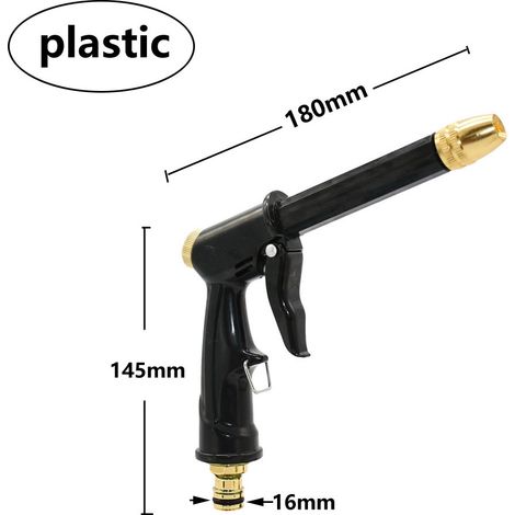 Pistolet à eau haute pression pour le lavage de jardin, tuyau d'arrosage, buse d'arrosage, kits d'outils de lavage et de nettoyage de voiture, pistolets de lavage de voiture-AquaForge (1/5)