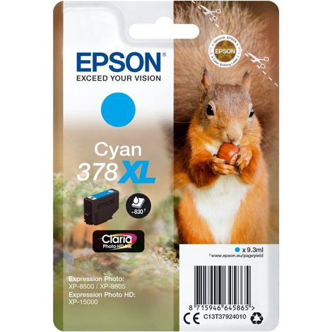 Epson Singlepack Cyan 378 XL Claria Photo HD Ink (1/2)