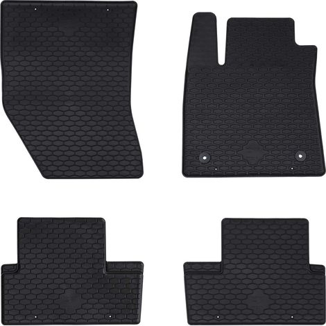 Car Mat 4 pcs suitable for Renault MEGANE IV 2016- Rubber vidaXL