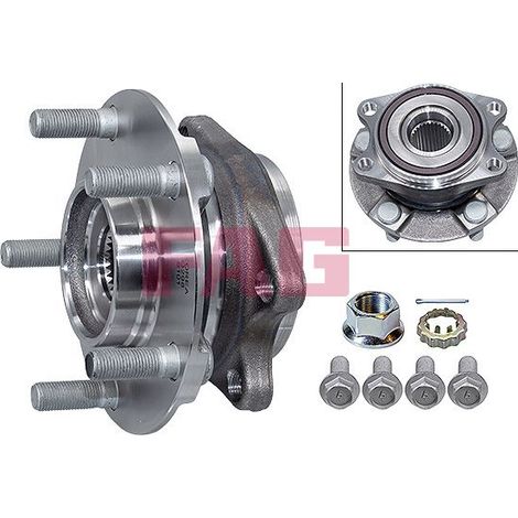Kit de roulements de roue Schaeffler FAG 713 6311 90 RENAULT 40 20 25H A0A