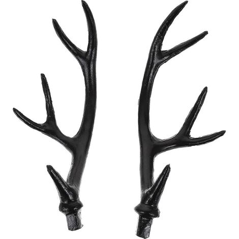 Décoration vintage, décoration de fête, bandeau pour cheveux, accessoire de spectacle, bois de cerf artificiel (1/3)