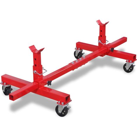 Mobiler Stützbock Rot (1/4)