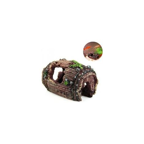 Accessoires pour aquarium - petit seau rouge (1/5)