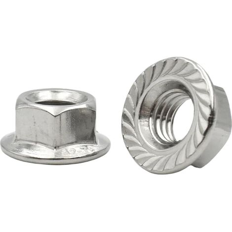 10 pièces/M3 M4 M5 M6 M8 M10 M12 M14 M16 M20 Écrou hexagonal en (1/5)