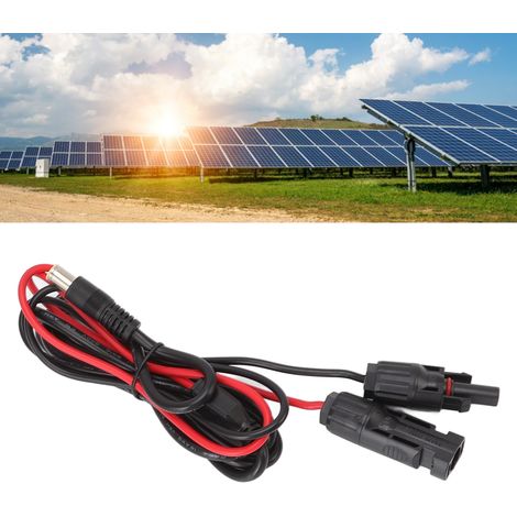 Câble adaptateur de connecteur pour panneau solaire (MC4 vers DC 7,9 mm) - Convient aux petits appareils. (1/5)