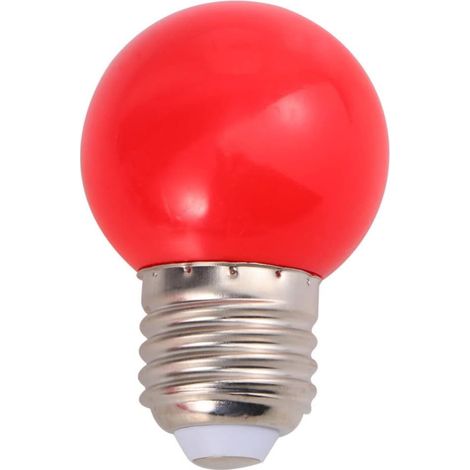 bombilla LED, E27, 2W, multicolor, forma esférica, policarbonato, decoración para el hogar, bar o tienda. (1/5)