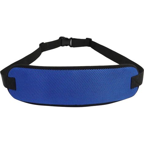 Sangle de fixation - pour fauteuil roulant - compatible moto - nylon résistant - rembourrée mousse - anti-glissement - 2 pièces