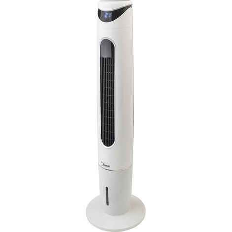 Raffrescatore Ventilatore a Torretta Bianco Ionizzatore con Acqua e Ghiaccio (1/5)