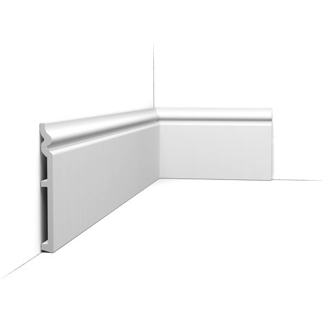 SX206 CONTOUR Plinthe Orac Decor - 18 x 1,8 x 200cm (h x p x L) - plinthe décorative polymère Pack 2 pièces