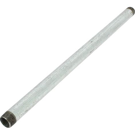 Atusa – Raccord mâle à visser en fonte galva – Longueur 500mm – Pression 25 bars – Température -20 à 120°C – Filetage plomberie