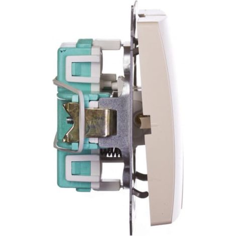 Simon Basic Doppio pulsante, attacco rapido, beige BMP2.01/12