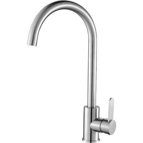 Grifo para lavabo de pie BONA Laveo Silver con caño en U