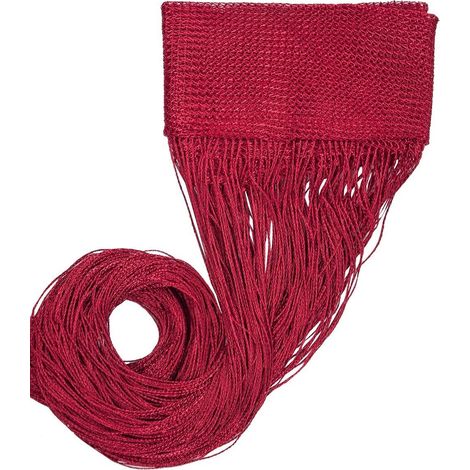 Tenda a Fili Elegante Per Porte Finestre Pannello Divisorio Camere Stanze Ambienti Bordeaux - 140x290 Cm (1/5)
