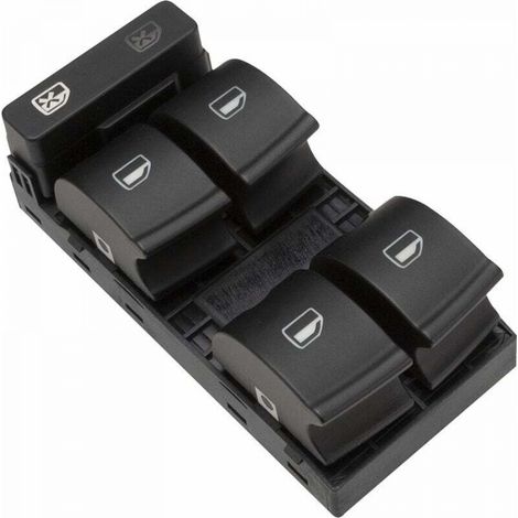 Interrupteur Commande Leve vitre, Bouton électrique pour fenêtre 8E0959851 8E0959851B for A4 B6 B7 Seat Exeo (1/5)