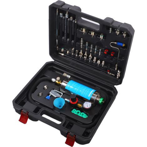 Kit de nettoyage pour système d'injection automobile, comprenant un flacon d'outils de nettoyage pour injecteurs et papillon des gaz. (1/5)
