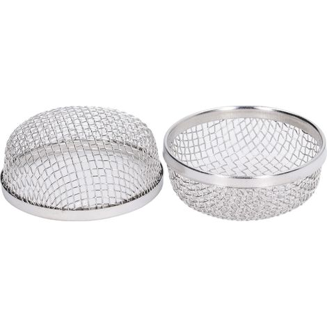 Lot de 2 grilles de ventilation pour chauffe-eau de camping-car en acier inoxydable de 7,1 cm (2,8 po) avec moustiquaire intégrée. (1/5)