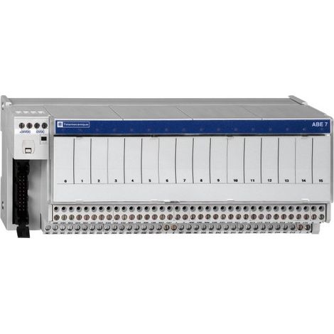 Schneider ABE7R16T230 Telfast ABE7 - socket - plug-in relay - 16-channel - 10mm relay