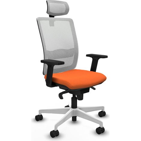 Silla piqueras y crespo Haches blanco malla cómoda (1/2)