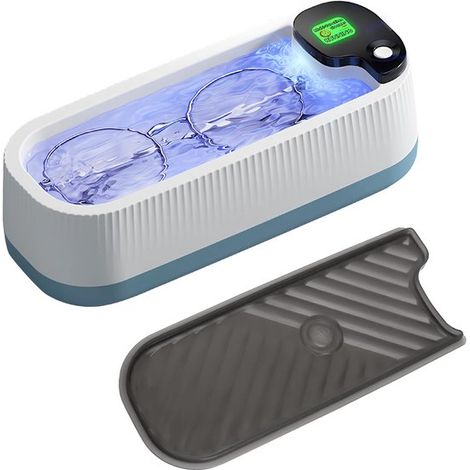 Ultraschallreiniger – Brillenreiniger – Gründliche Reinigung – 3 intelligente Modi – 300 ml Fassungsvermögen – Weiß (1/5)