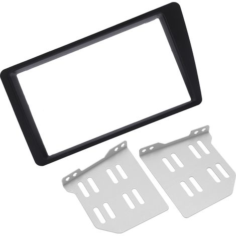 2Din Autoradio Stéréo Cadre Tableau de Bord Garniture Remplacement Honda Civic LHD 2001-2005 (1/5)