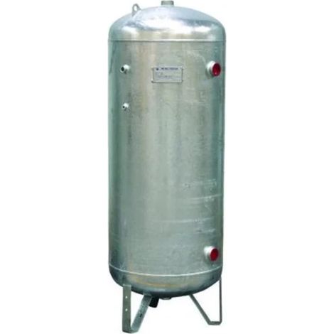 Réservoir d'air vertical galvanisé 100 litres NUAIR + Kit (1/2)