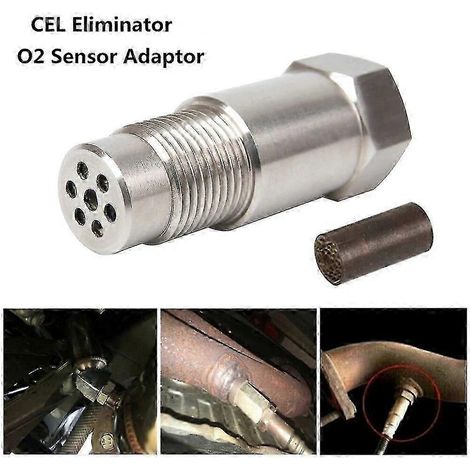 Adaptateur d'entretoise de sonde lambda CEL Fix M18x1,5 avec simulateur de convertisseur catalytique