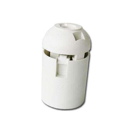 FPLUS electricidad portalamparas e-27 blanco blister 15001-60504