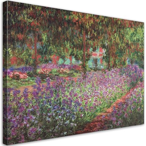 Tableau sur toile Le jardin de l'artiste à Giverny - C. Monet 60x40 (1/5)