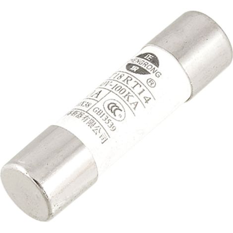 10 mm x 38 mm 380 V 40 A Cylindrical Contact Caps Ceramic Fuses, 5 x Ceramic Tube Cartridge Fuses