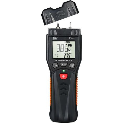 FUYI Digitaler Feuchtigkeitsdetektor, Holzfeuchtigkeitsmesser mit 7 Modi und LCD-Hintergrundbeleuchtung