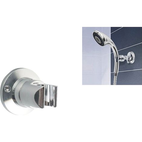 TESTA DOCCIA SUPPORTO MURO REGOLABILE ABS PER MONTAGGIO MOBILE STAFFA DGO-069 (1/4)