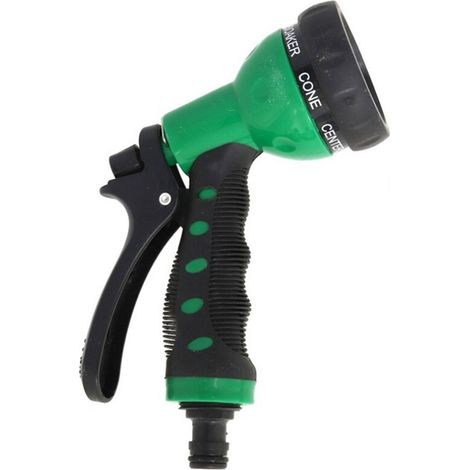 Pistolet d'arrosage pour tuyau d'arrosage - 7 réglages - 20 cm (1/2)