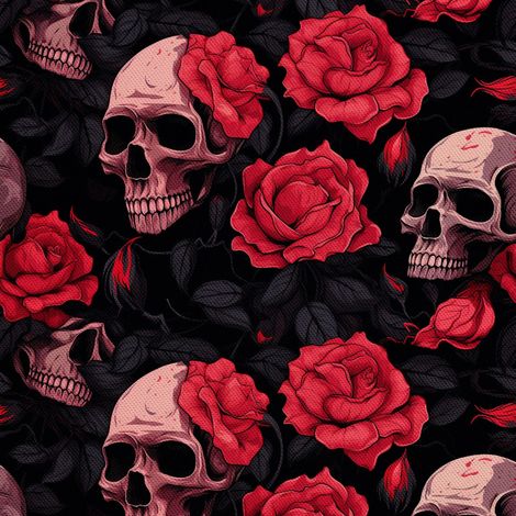 Tela decorativa para exteriores Oxford - Motivo de calavera I DX4996 (1/5)