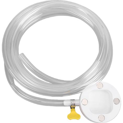Kit d'évacuation des condensats pour climatiseur de fenêtre : tuyau transparent en PVC de 3,65 m (12 pi) avec adaptateur magnétique. (1/5)