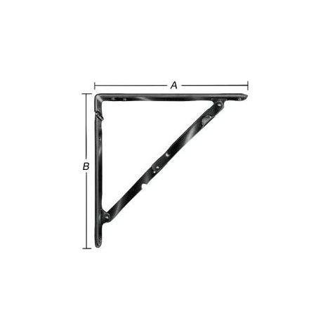 Equerre blanc 200X200mm Nr. 151200LW (Par 2)