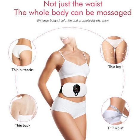 Ceinture De Massage - Vibration Haute Fréquence - Chauffage Électrique - Pour Abdomen - 1 Pièce (1/4)