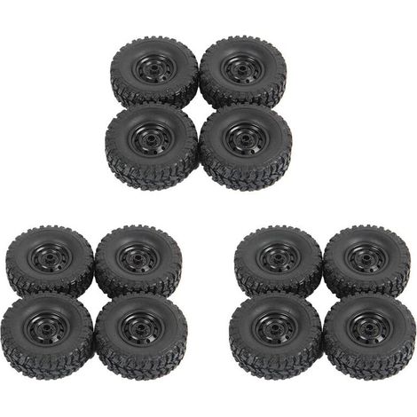 Adecuado para paquetes de 12 piezas de neumáticos y llantas de la serie de 65 mm, incluidas las piezas de actualización automotriz MN D90 D99S MN-90 MN91 MN98 MN99S WPL C14 C24 C24-1 C34 B14 B24 B36. (1/4)
