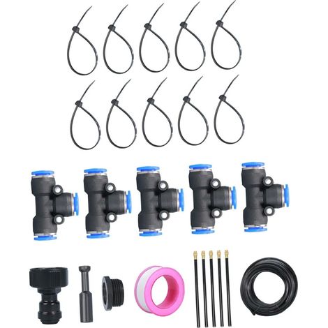 Systme dirrigation goutte goutte flexible et rglable pour ensemble de 5 m (1/5)