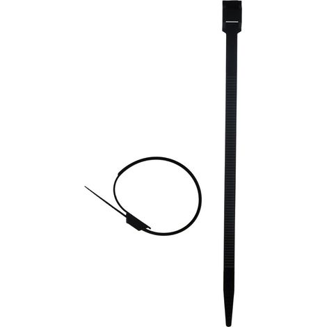 Lot de 20 colliers de câblage 6x 175mm - Noir - Zenitech