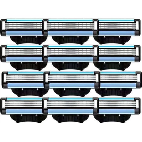 Recharges de Lames Rasoir 40 Pièces, Mach 3 Manuelles pour (1/4)