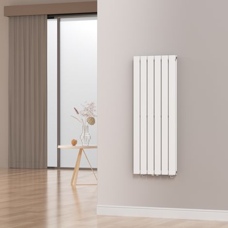 Radiador de panel Nore de Diseño doble capa plano acero 120x45 cm - Blanco  [neu.haus]