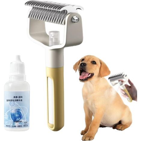 Brosse À Vapeur Pour Chat Peigne à Double Face Auto-Nettoyant - Brosses À Brume Pour Chats D'Intérieur Contre La Perte De Poils - Pour Chiots & Chatons de Taille Petite Moyenne & Grande pour Massage (1/5)