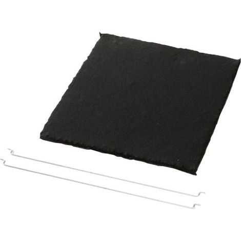 Filtre pour hotte à charbon Long Life 28 x 24,5 x 1 cm – Remplacement F00439 – Efficacité prolongée – Compatible ELICA