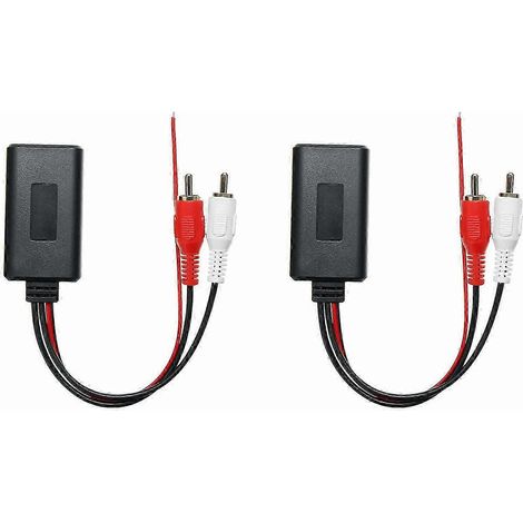 Adaptateur audio Bluetooth sans fil 2 RCA/AUX pour voiture, câble audio universel 2 RCA, adaptateur Bluetooth 5-12 V - Bon état (1/5)