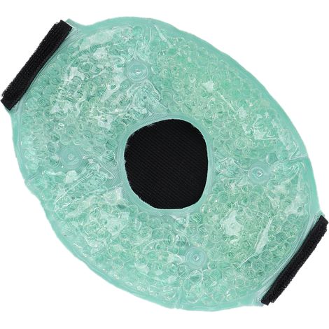 Genouillère rafraîchissante en gel réutilisable, compresse chaude/froide, sachet de gel/glace pour soulager la douleur (vert) (1/5)