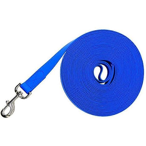 Robuste Hundeleine, 3 Meter (10-50 Fuß), blaue Ziernähte, verwicklungsfrei, komfortabel für Spaziergänge mit Ihrem Hund