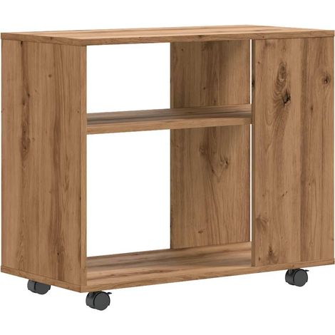 Maison Exclusive - Mesa auxiliar de madera de ingeniería roble ar (1/5)