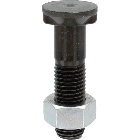 Boulon de charrue à 2 nez avec écrou M20x2,5, longueur 85 mm, 10,9 DIN 11014 pour charrue 2085HU