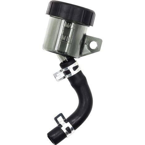 Motorcycle Brake Reservoir,Motorcycle Front Brake Master Cylinder Tank Oil Cup,Brake Reservoir Cup With Oil Pipe for Motorcycle Motorbike ATV,1PC