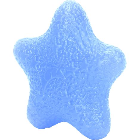 Balle de massage élastique en forme d'étoile pour les doigts et les poignets, idéale pour soulager le stress et les douleurs liées à l'utilisation d'un pistolet à air comprimé (bleu). (1/5)